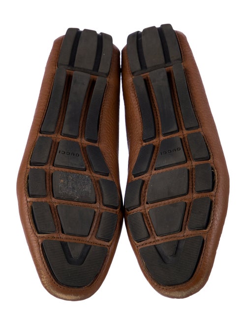 Gucci Interlocking G Logo Leather Loafers