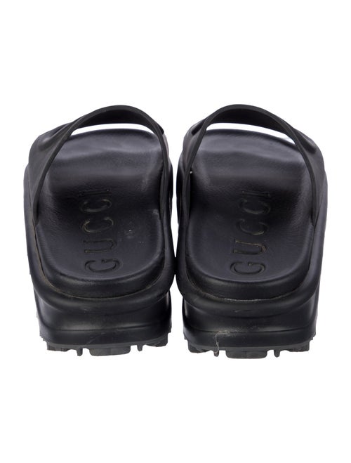 Gucci Interlocking G Logo Rubber Slides