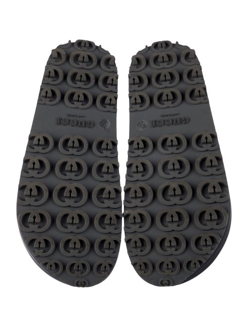 Gucci Interlocking G Logo Rubber Slides