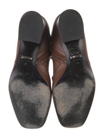 Gucci Horsebit Accent Leather Riding Boots