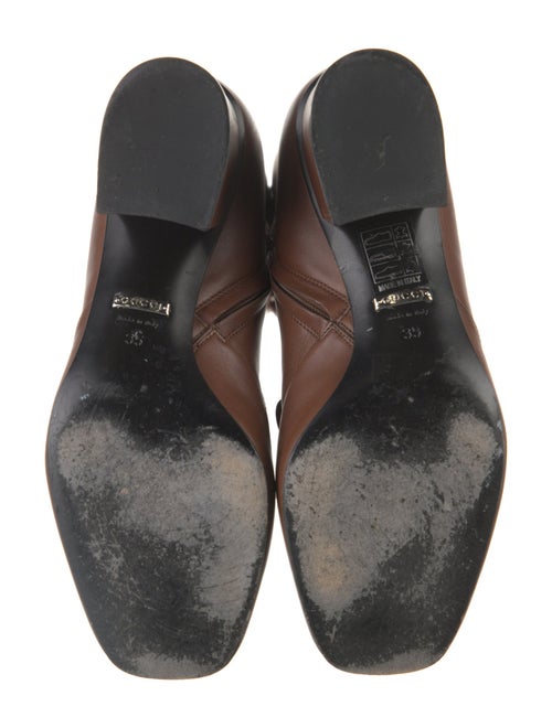 Gucci Horsebit Accent Leather Riding Boots