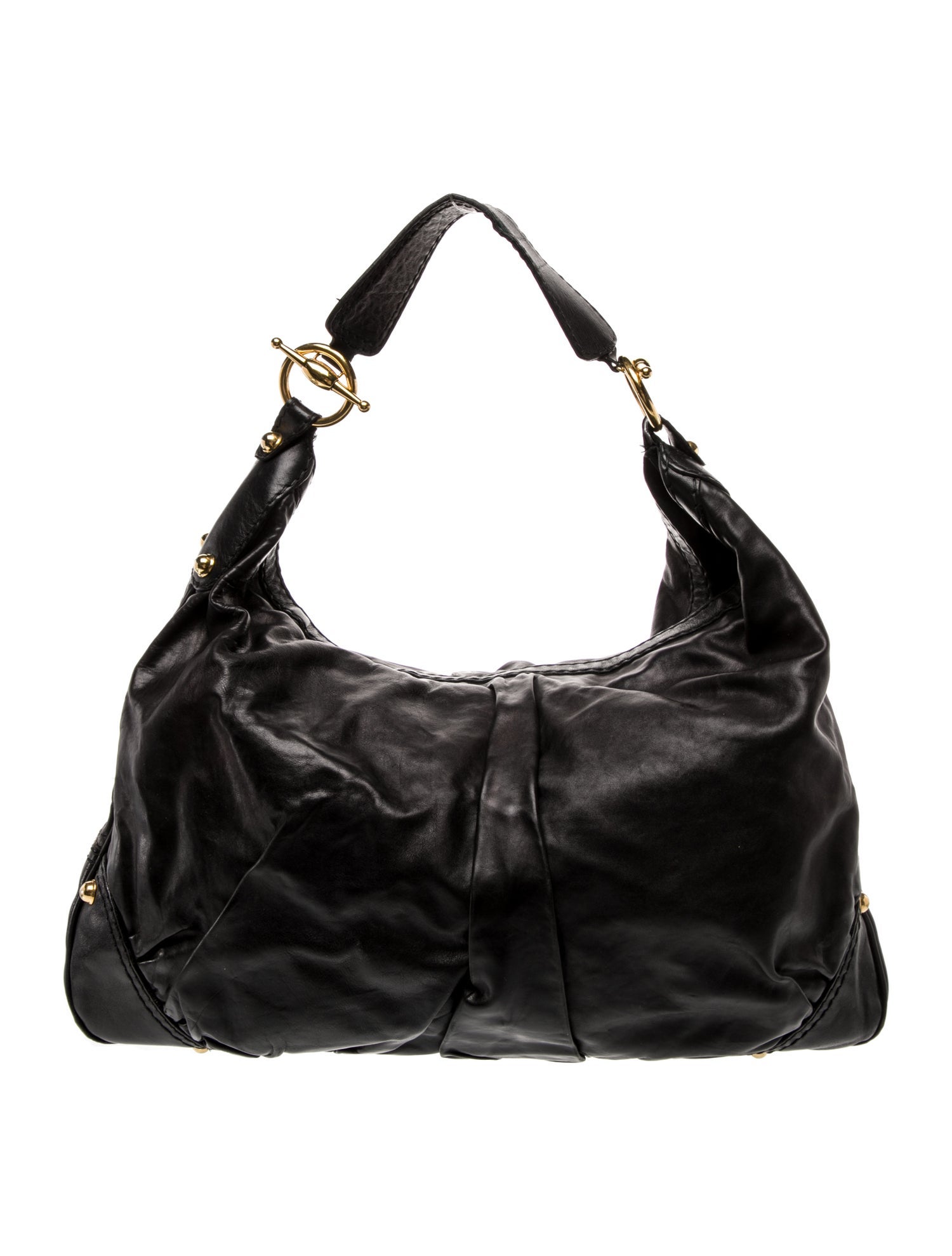 Gucci Leather Jockey Large