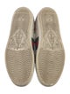 Gucci Web Accent Leather Sneakers