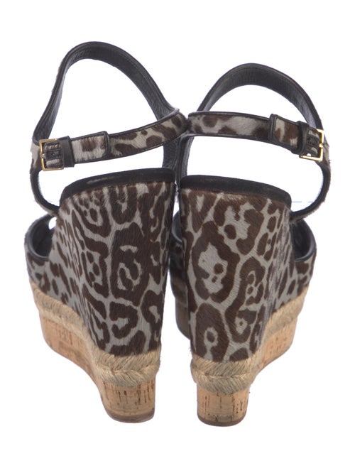 Gucci Ponyhair Animal Print Espadrilles