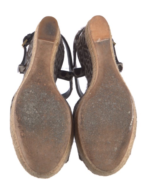 Gucci Ponyhair Animal Print Espadrilles