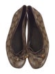 Gucci GG Plus Bow Accents Ballet Flats