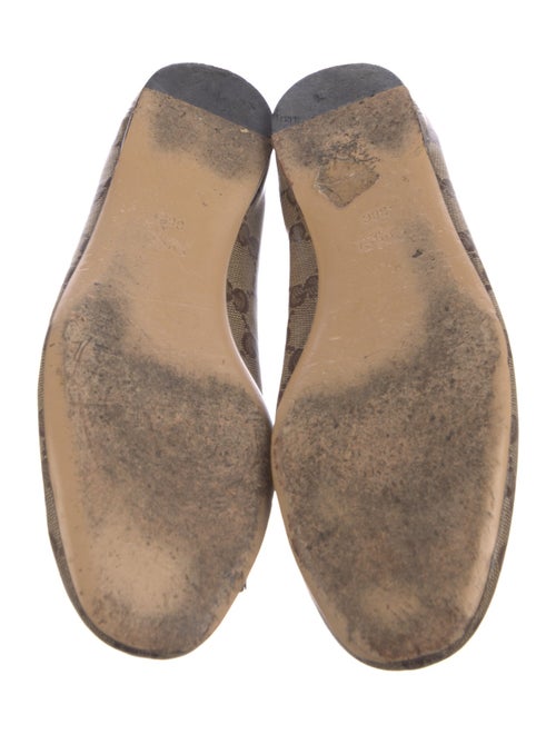 Gucci GG Plus Bow Accents Ballet Flats