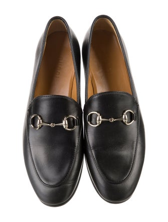 Gucci Horsebit Accent Leather Loafers
