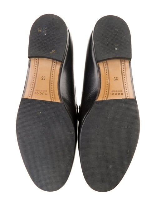 Gucci Horsebit Accent Leather Loafers