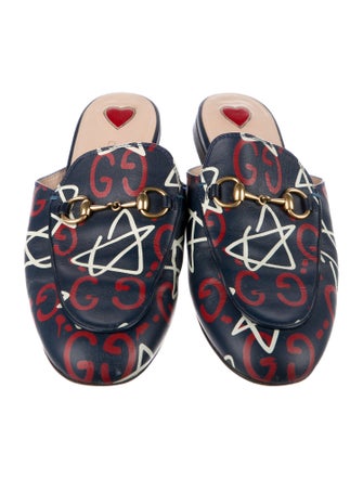 Gucci Princetown Horsebit Accent Mules