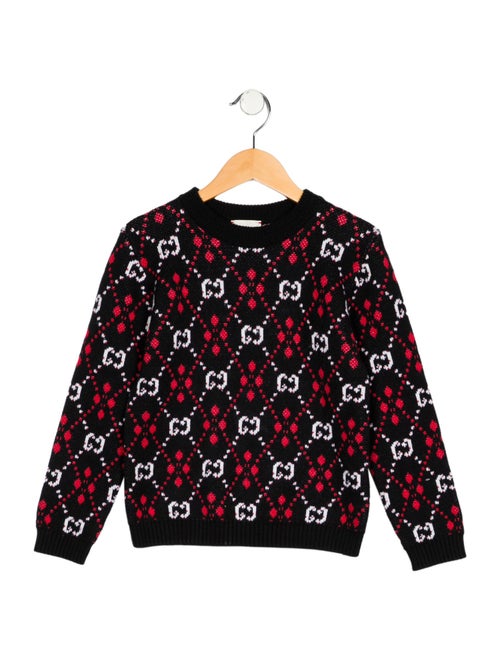 Gucci Kids' Pattern Print Sweater