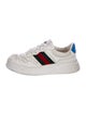 Gucci Web Accent Leather Sneakers