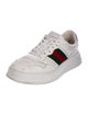 Gucci Web Accent Leather Sneakers
