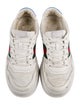 Gucci Web Accent Leather Sneakers