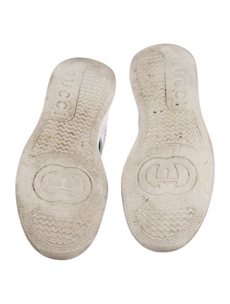 Gucci Web Accent Leather Sneakers