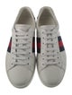 Gucci Web Accent Leather Sneakers