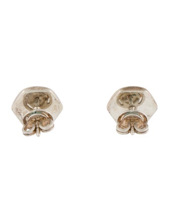 Gucci Hexagon Trademark Stud Earrings