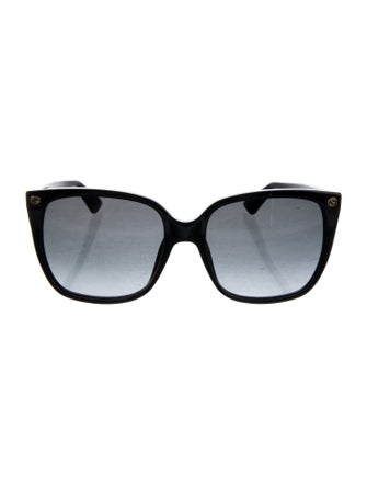 Gucci Interlocking G Logo Square Sunglasses
