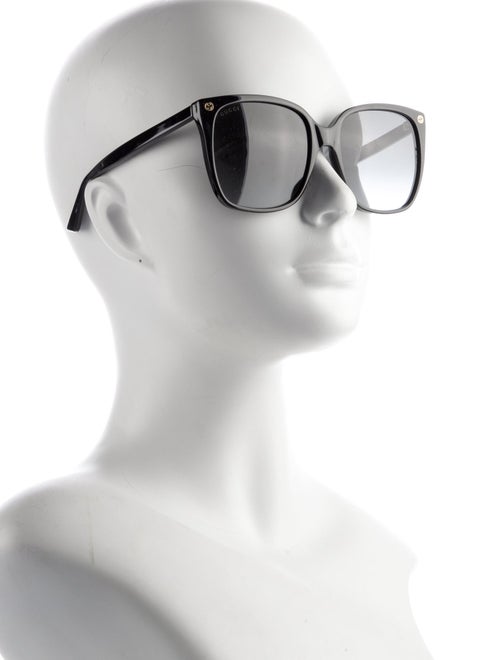 Gucci Interlocking G Logo Square Sunglasses