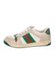 Gucci Web Accent Leather Sneakers