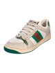 Gucci Web Accent Leather Sneakers