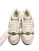 Gucci Web Accent Leather Sneakers