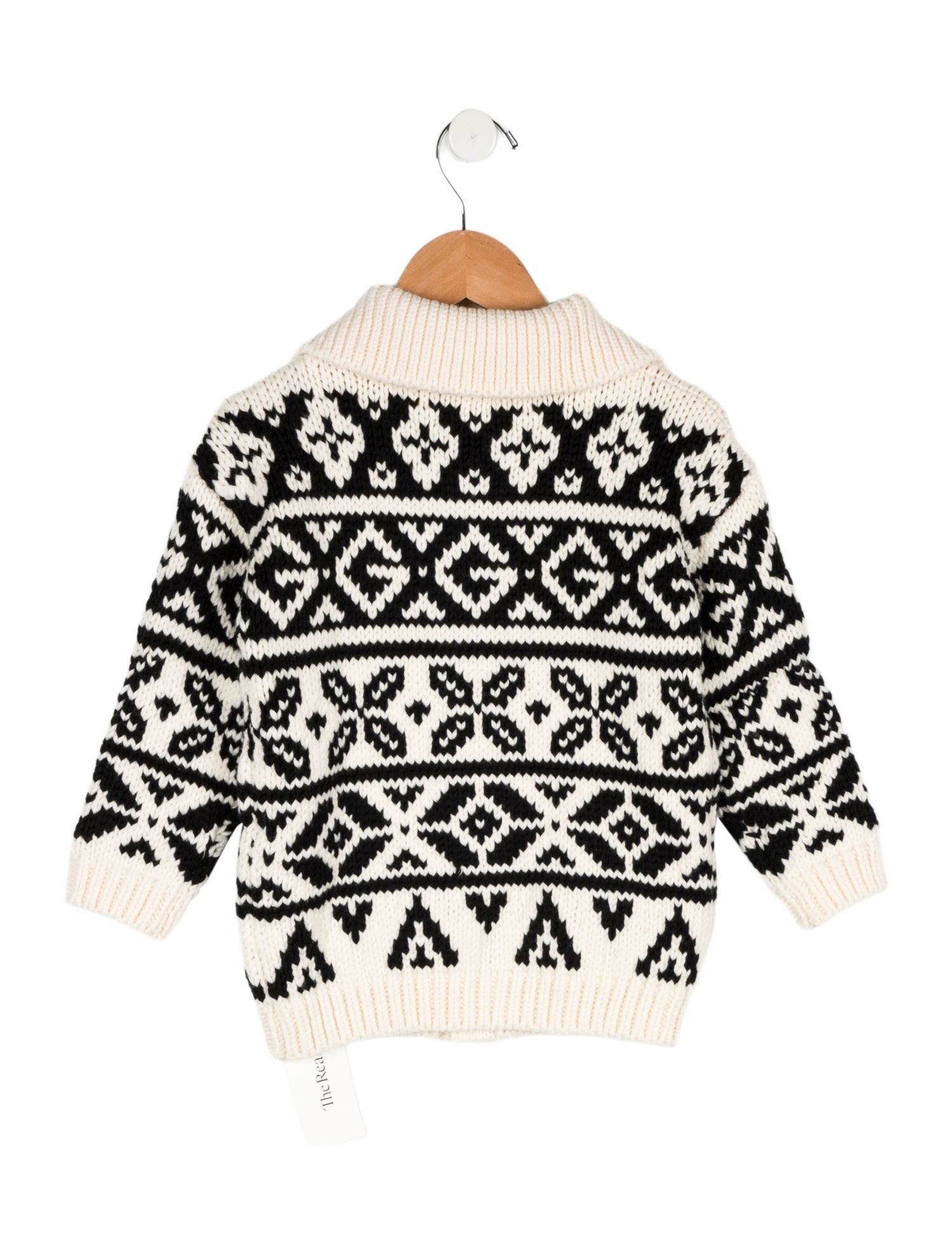 Gucci Girls' Jacquard Wool Cardigan w/ Tags