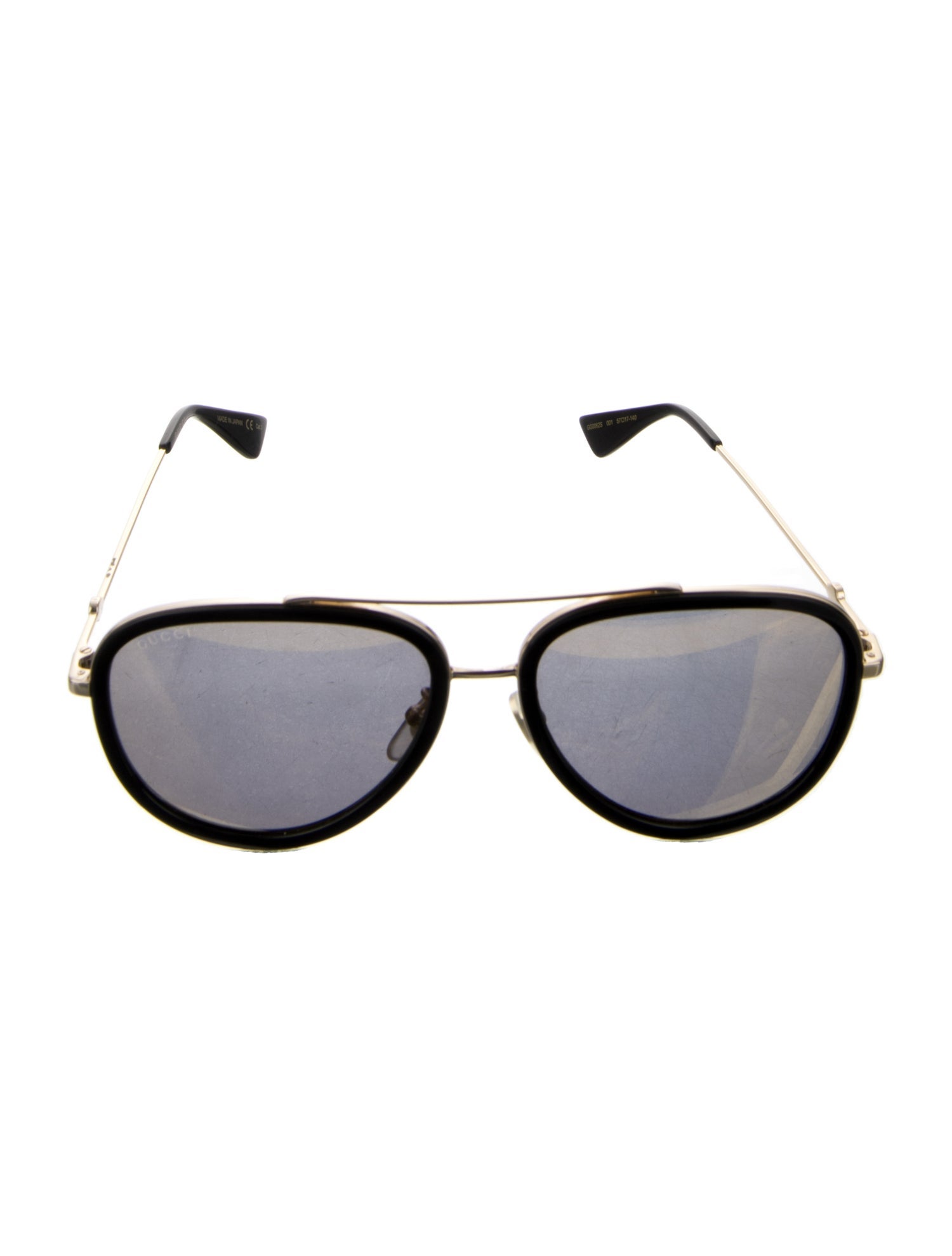 Gucci Interlocking G Logo Aviator Sunglasses