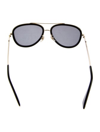 Gucci Interlocking G Logo Aviator Sunglasses