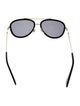Gucci Interlocking G Logo Aviator Sunglasses