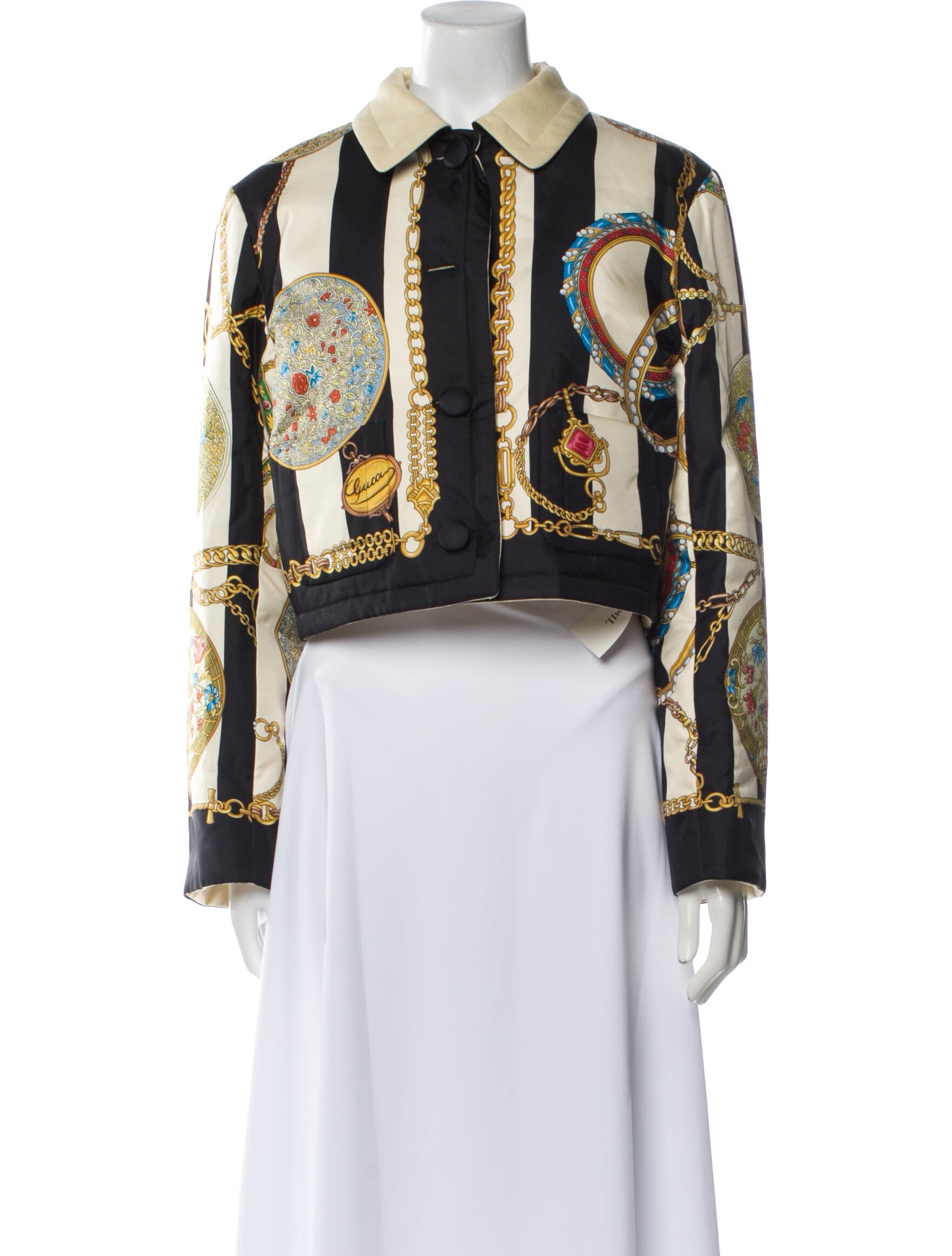 Gucci 2023 Gucci 2023 Reversible Cropped Jacket Bomber Jacket