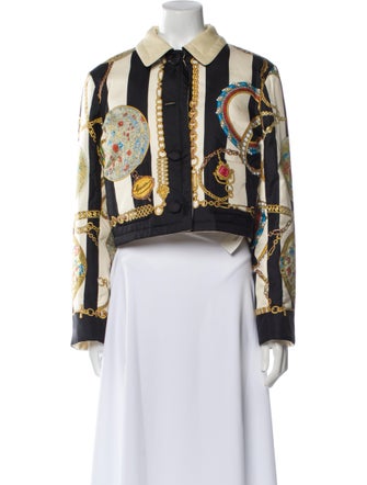 Gucci 2023 Gucci 2023 Reversible Cropped Jacket Bomber Jacket