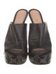 Gucci GG Logo Leather Mules