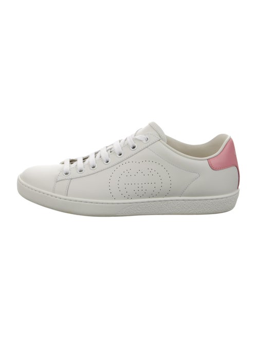 Gucci Interlocking G Logo Leather Sneakers