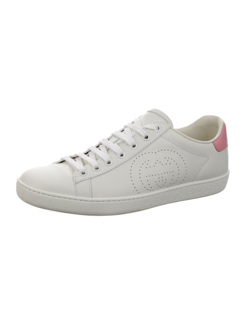 Gucci Interlocking G Logo Leather Sneakers