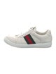 Gucci Web Accent Leather Sneakers