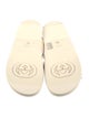 Gucci Interlocking G Logo Leather Slingback Sandals