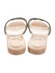 Gucci Interlocking G Logo Leather Slides