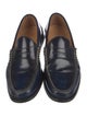 Gucci Leather Scalloped Accent Dress Loafers