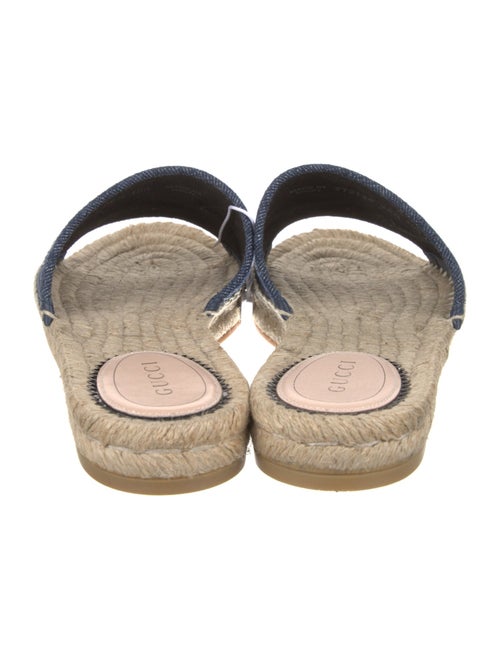 Gucci GG Crystal Denim Espadrilles