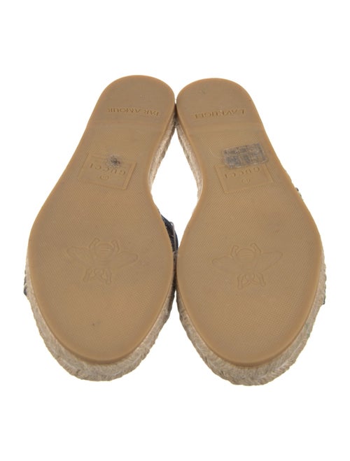 Gucci GG Crystal Denim Espadrilles