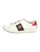 Gucci Web Accent Leather Sneakers