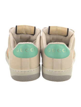 Gucci GG Logo Leather Sneakers