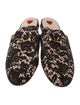 Gucci Mesh Lace Pattern Mules