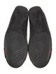 Gucci Web Accent Leather Flats