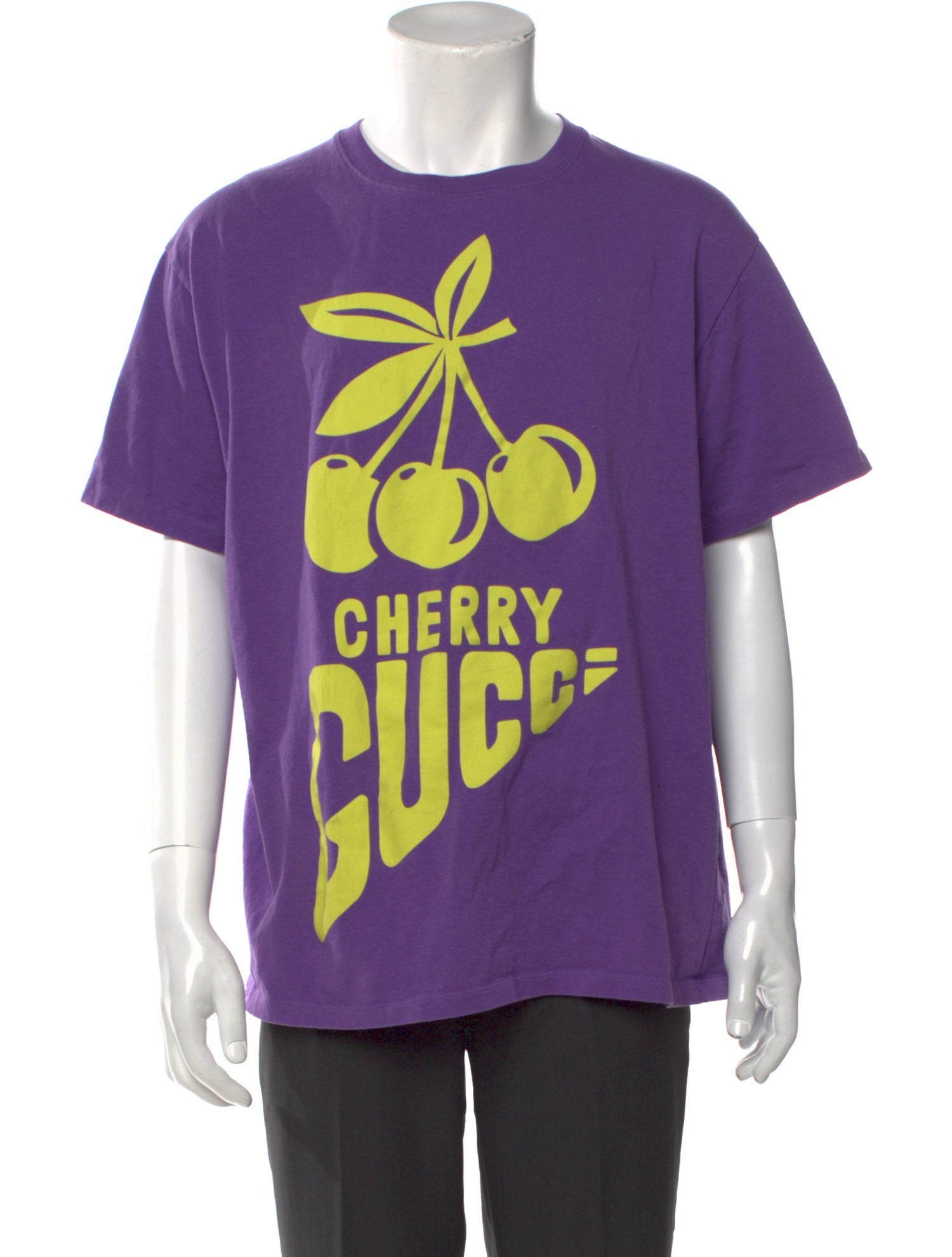 Gucci Graphic Print Crew Neck T-Shirt