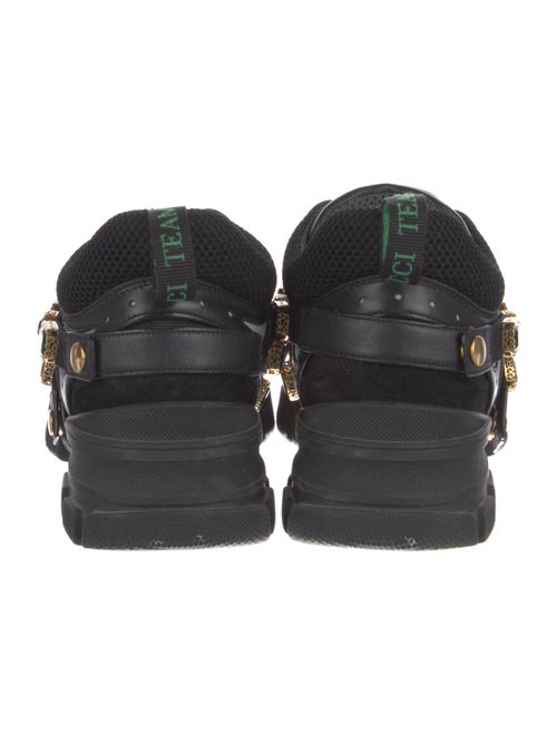 Gucci Leather Printed Chunky Sneakers