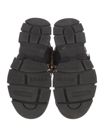 Gucci Leather Printed Chunky Sneakers