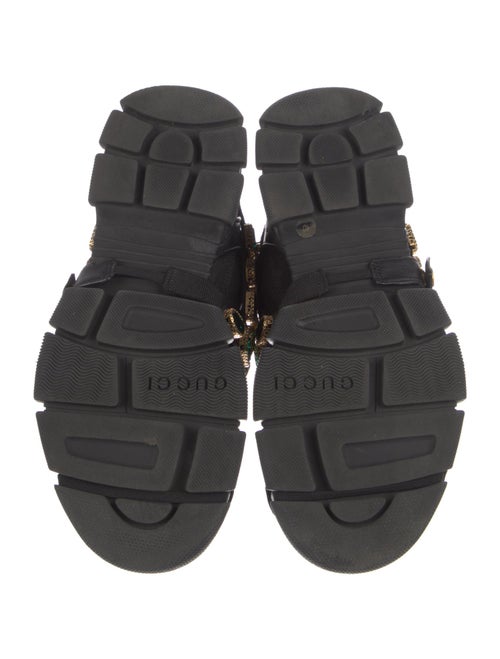 Gucci Leather Printed Chunky Sneakers