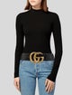 Gucci Double G Logo Wide Belt